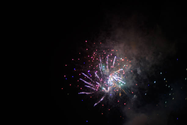 istock Festive lights. Can be used as background 1194738595