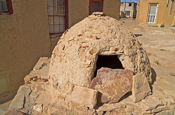Native American Outdoor Oven  adobe oven stock pictures, royalty-free photos & images