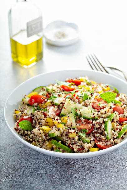 istock Fresh quinoa tabbouleh salad 1194739810