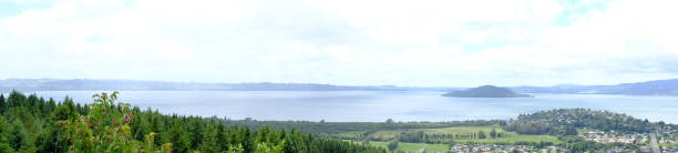 istock Panorama of lake Rotorua 1194739818