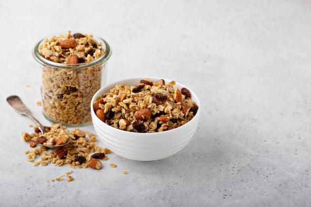 istock Homemade granola with coconut and almonds 1194739849