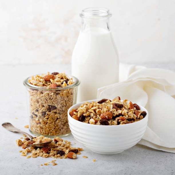 istock Homemade granola with coconut and almonds 1194739862
