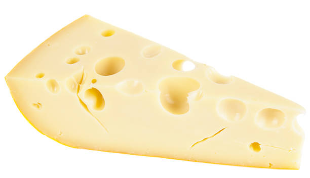 istock Piece of ripened swiss cheese 119474141