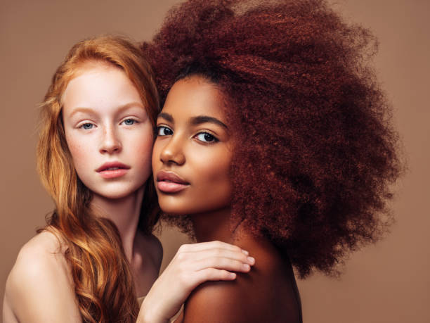 She is my best friend She is my best friend. Portrait of young friends embracing each other redhead photos stock pictures, royalty-free photos & images