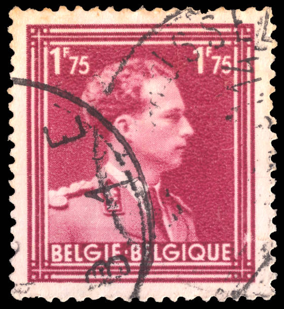 istock Postage stamp printed in Belgium shows King Leopold III Type 