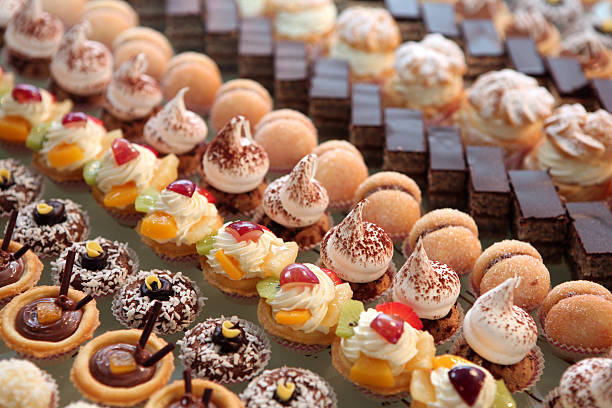 istock Diversity of pastry 119474462