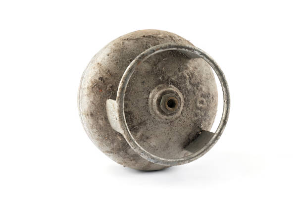 istock Gas cylinder on white isolated background 1194747114