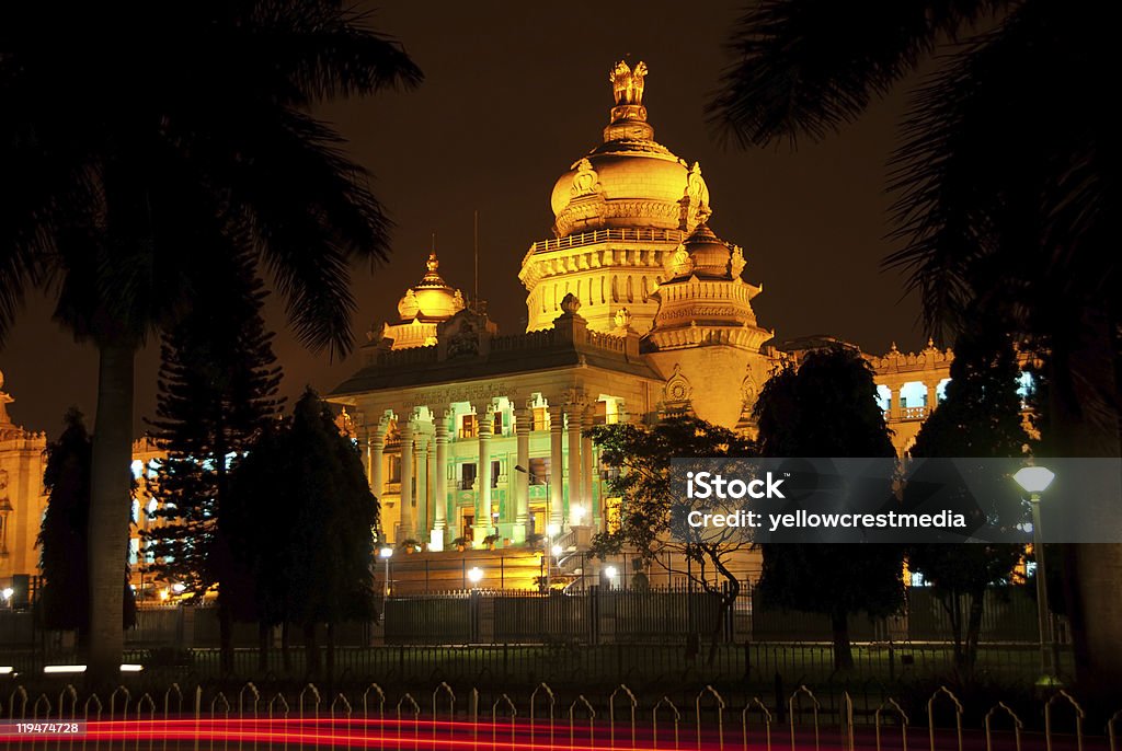 Bangalore a notte - Foto stock royalty-free di Bangalore