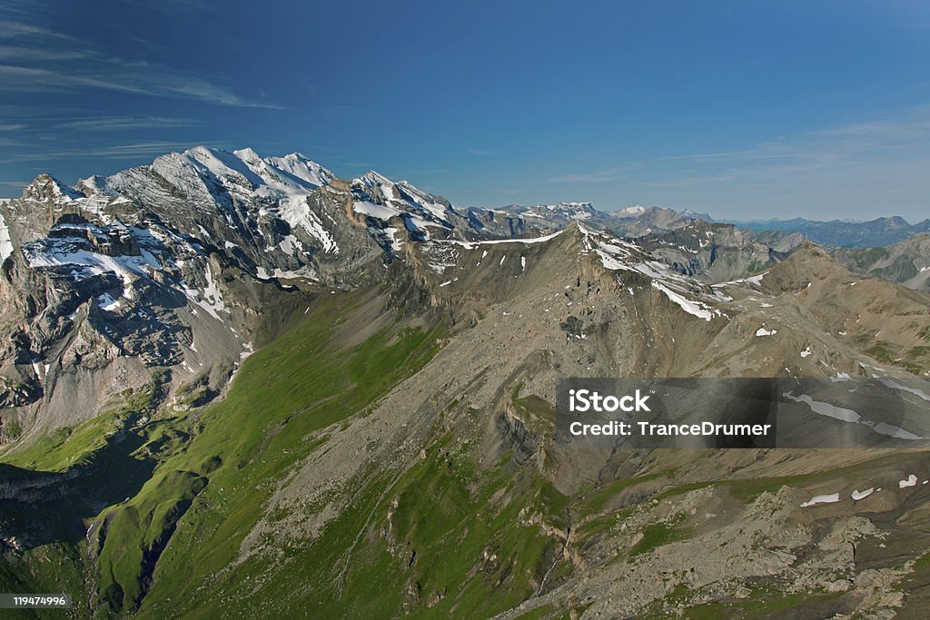 Blick vom Schilthorn mountain - Lizenzfrei Alpen Stock-Foto