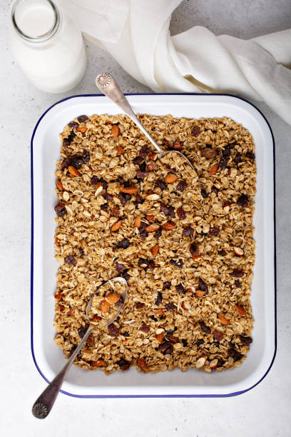 istock Homemade granola with coconut and almonds 1194750262