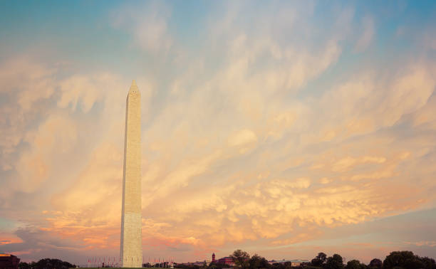 istock Panorama of the Washington Monument during sunset 1194750513