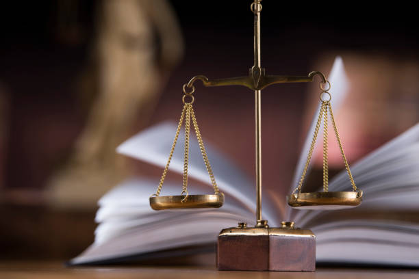 istock Book, Gavel, Mallet of justice, globe concept 1194756181