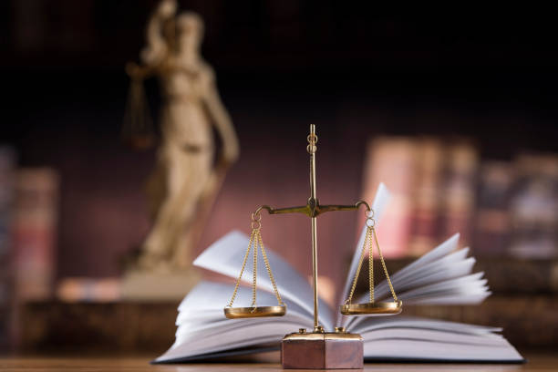 istock Book, Gavel, Mallet of justice, globe concept 1194759899