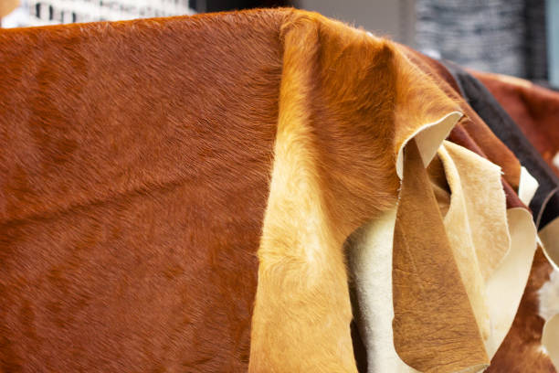 istock dressing from the skin of cow . artificial eco material 1194760215