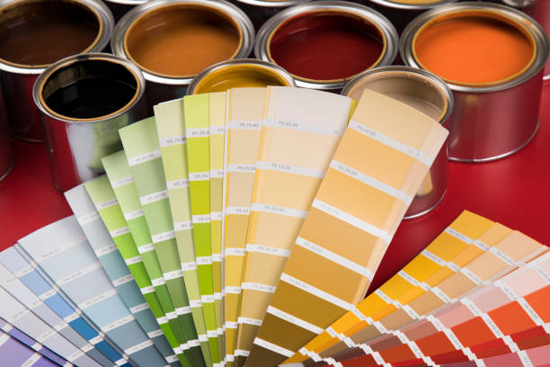 istock Background from multi color cans of paint 1194761371