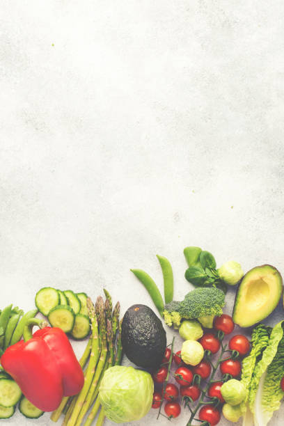istock Ingredients for raw salad 1194766915