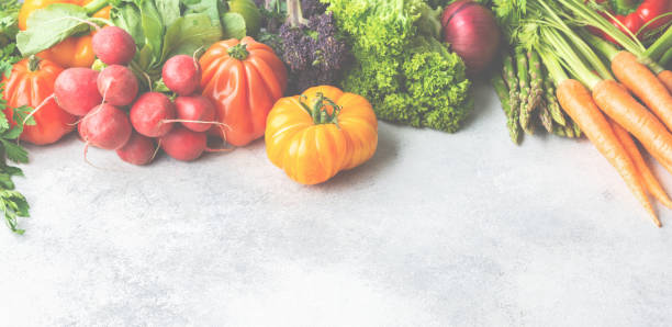 istock Colorful vegetables on the table 1194766920