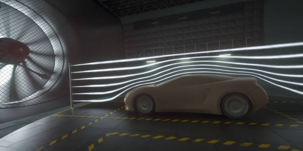 istock Aerodynamic Tunnel Prototype Sports Car Concept 1194770184