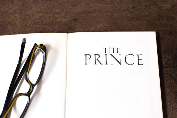 istock Open Book, Title Page: THE PRINCE  (With Black Eyeglasses) 1194777787