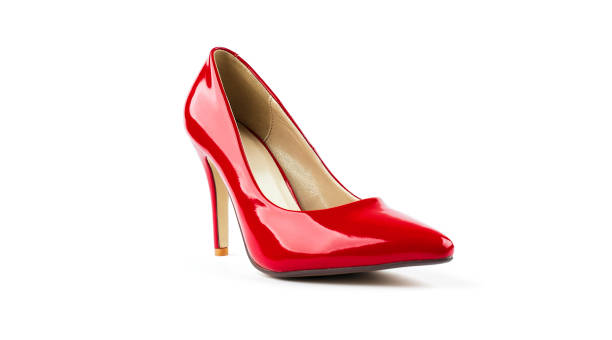 istock Red shoes isolated 1194780833