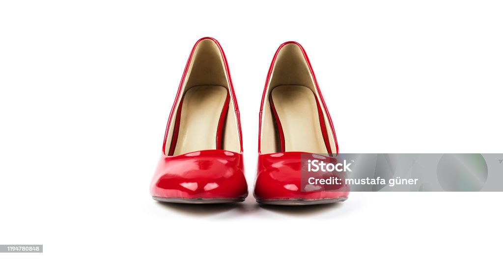 Red Shoes Isolated Stock Photo - Download Image Now - Arts Culture and ...