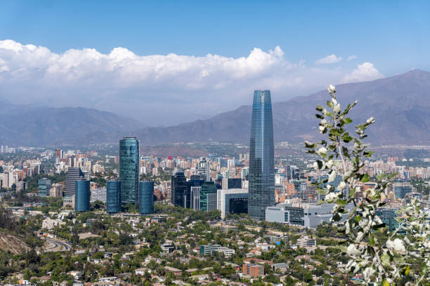 istock Santiago Financial District from San Cristobal Hill 1194780880