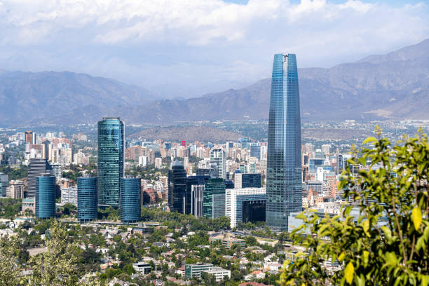 istock Santiago Financial District from San Cristobal Hill 1194780882