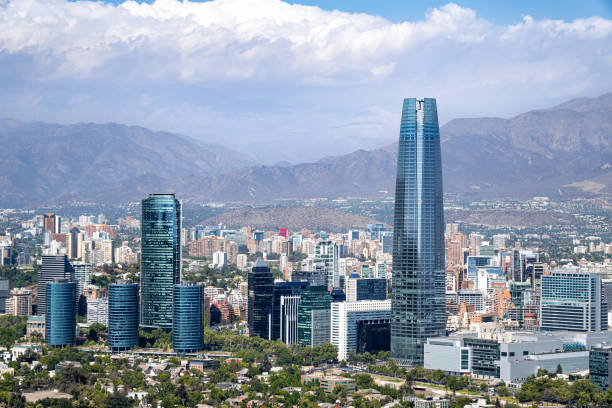 istock Santiago Financial District from San Cristobal Hill 1194780883