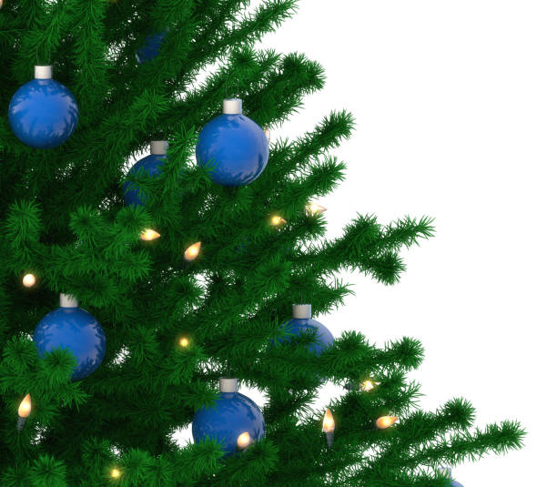 istock New Year tree decoration with balls and light bulbs 1194781990