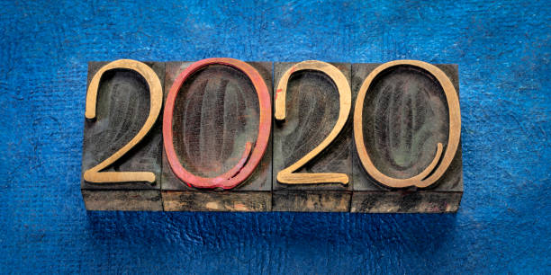 istock 2020 - New Year greeting card or banner 1194785506