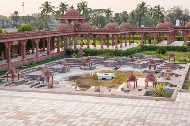 istock BAPS Shree Swaminarayan temple complex in Diamond Harbour Rd, Kolkata, West Bengal, India 1194786074