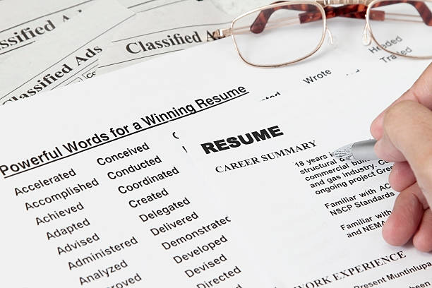 istock Powerful word for winning a resume 119478696