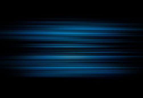 azul abstracto y negro son patrones de luz con el degradado es el con la pared de suelo de textura de metal suave tecnología diagonal fondo negro oscuro limpio moderno. photo