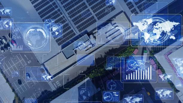 istock Industrial technology concept. INDUSTRY 4.0. IoT. Internet of Things. 1194791691