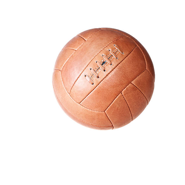 istock Retro soccer ball with lace 119479312