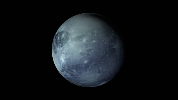 istock Computer generated rotation of the planet Pluto in cosmic stellar space. 3d rendering of an abstract background. Elements of this image are provided by NASA 1194794498