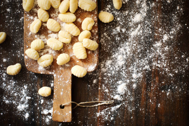istock Uncooked homemade potato gnocchi 1194796983