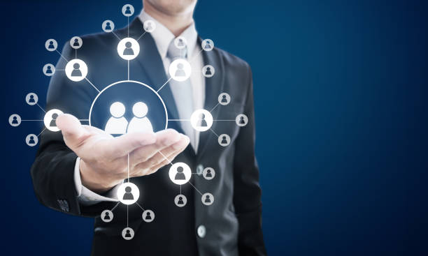 istock Social networking and business human resource organization 1194798065