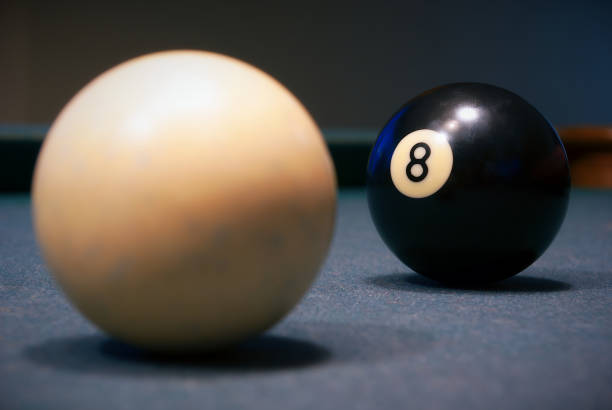 istock 8 ball billard pool winner game over last game 1194806283
