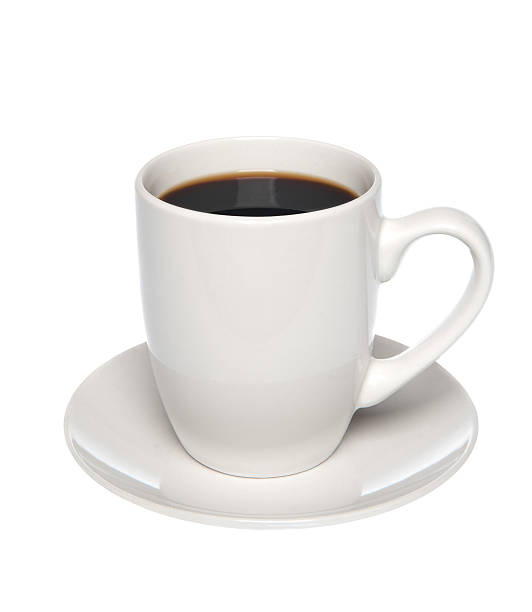 istock Cup of coffee on saucer 119480635