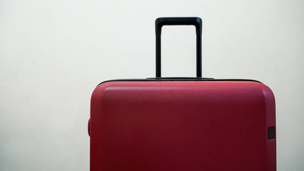 istock Red Big Suitcase Stock Photo 1194810756