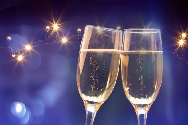 istock New Year with champagne. 1194816181