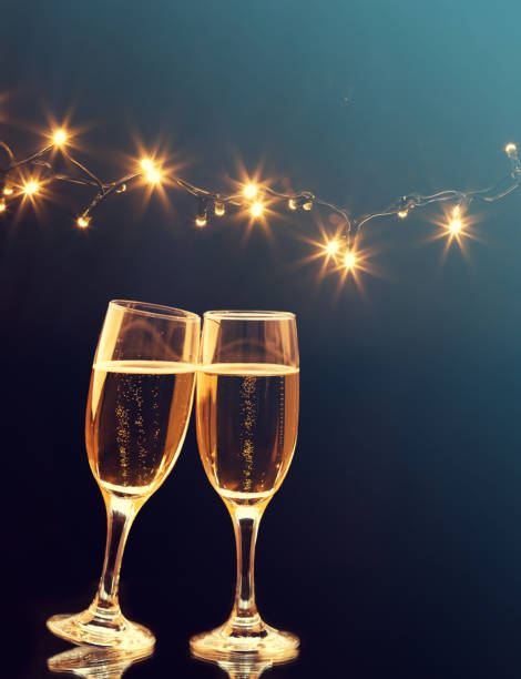 istock New Year with champagne. 1194817038