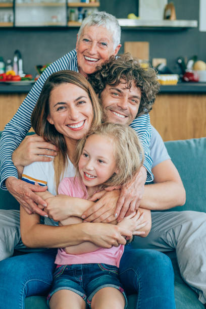 istock Portrait Of Multi Generation Family 1194817223