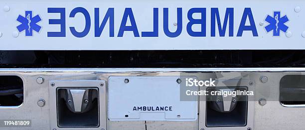 Ambulance Stock Photo - Download Image Now - Maltese Cross, Ambulance, Blue