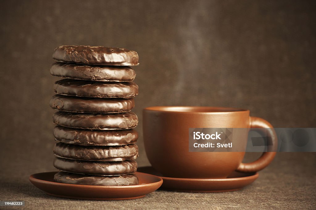 Galletas de Chocolate y café - Foto de stock de Alcorza libre de derechos