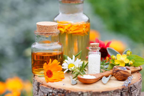 istock homeopathic medicine on wooden table 1194828996