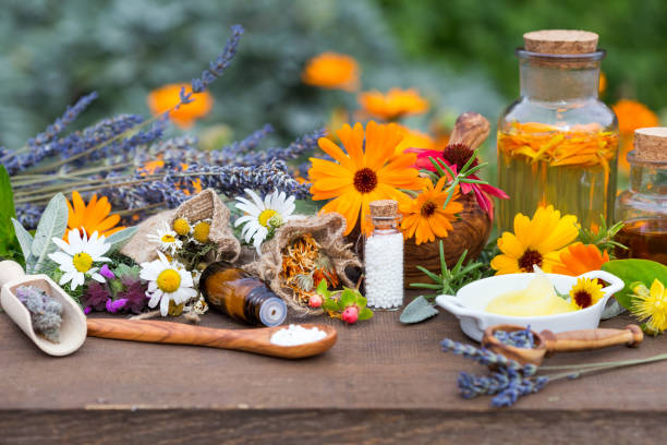 istock homeopathic medicine on wooden table 1194829091