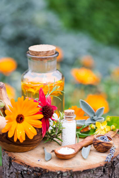 istock homeopathic medicine on wooden table 1194829175