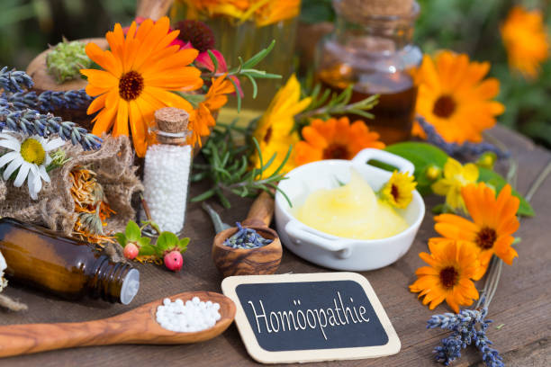 istock homeopathic medicine on wooden table 1194829339
